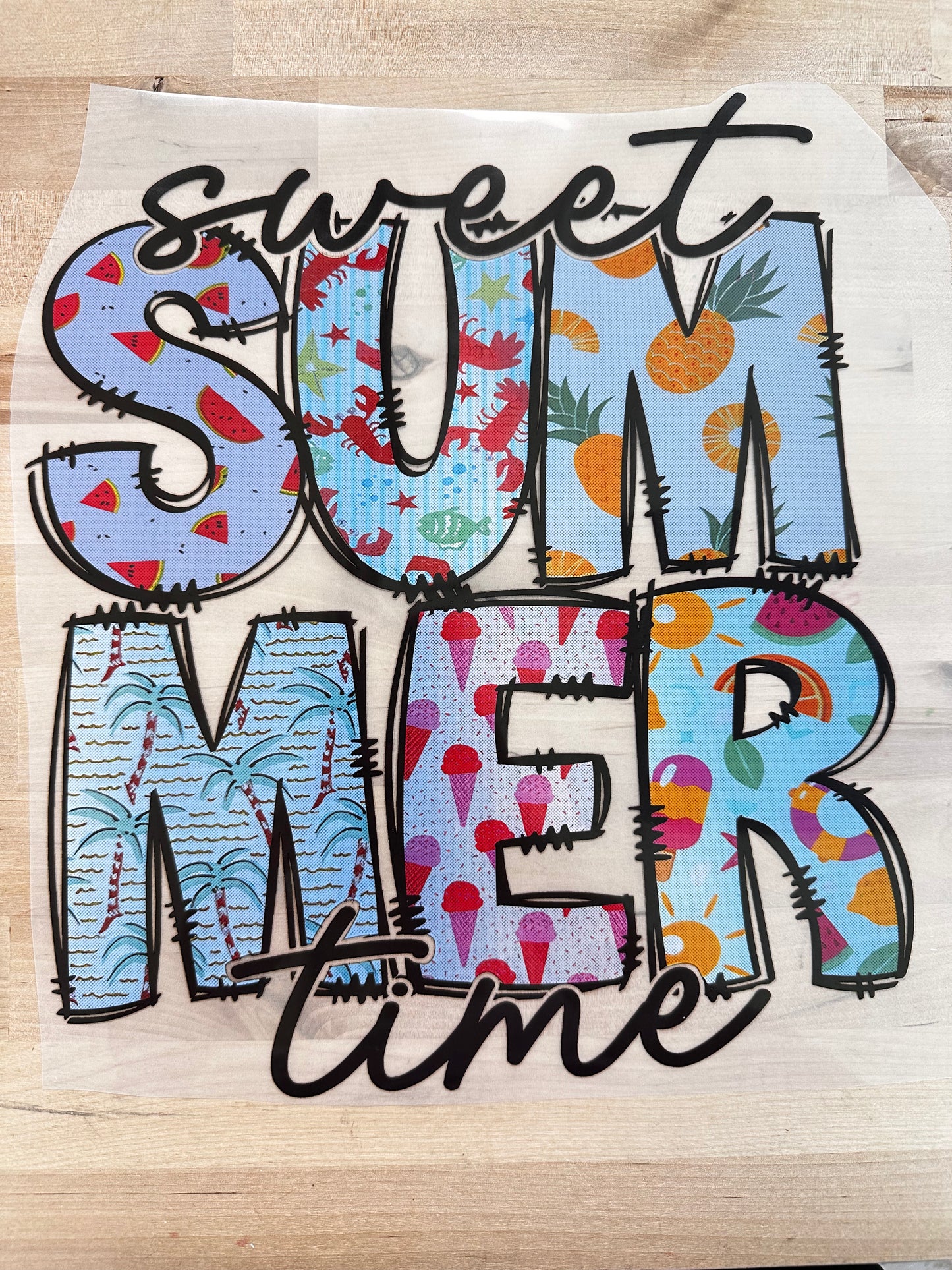 Sweet summer time ADULT DTF TRANSFERPRINT TO ORDER