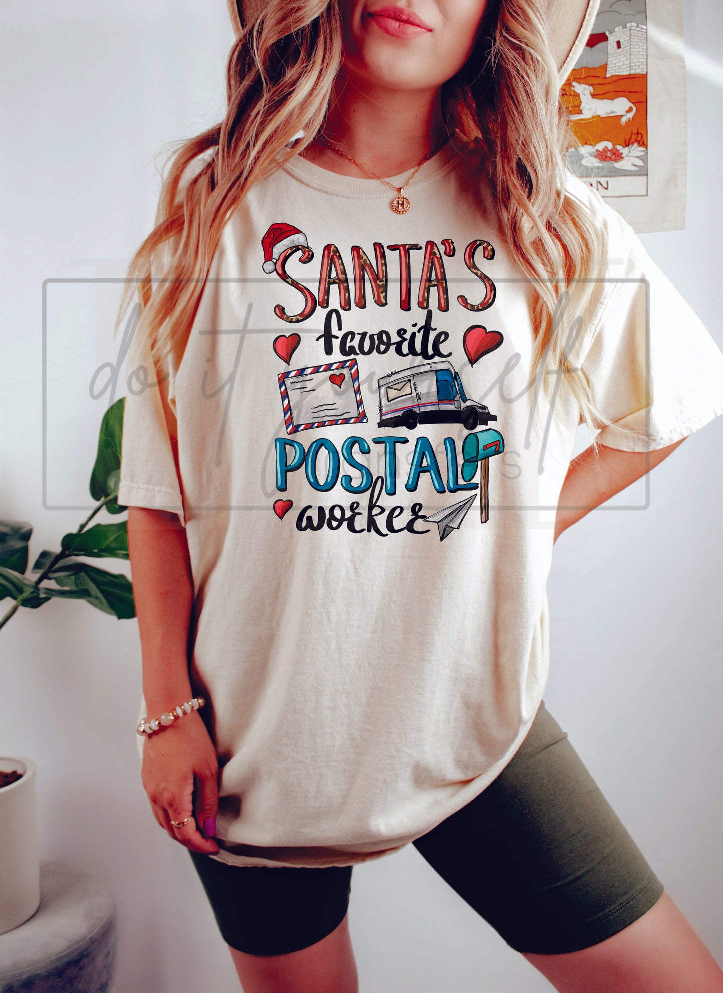 Santa's Favorite Post office DTF Print to order