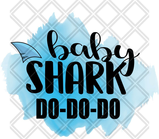 Baby Shark DTF TRANSFERSPRINT TO ORDER - Do it yourself Transfers