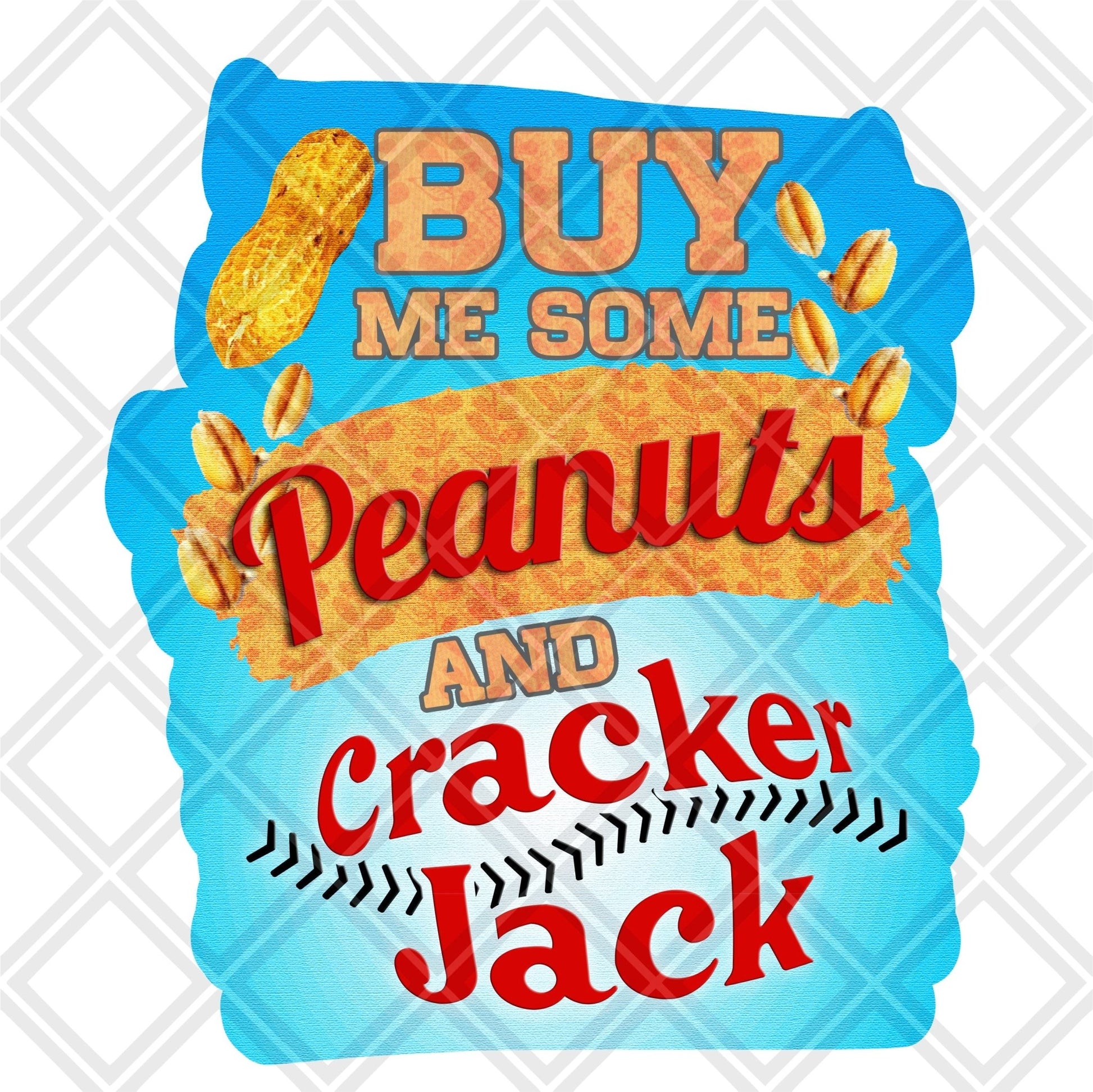 Buy me some peanuts and cracker jack Frame png Digital Download Instand Download - Do it yourself Transfers