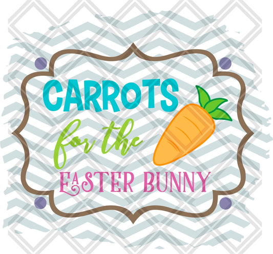 CARROTS FOR THE EASTER BUNNY png Digital Download Instand Download - Do it yourself Transfers