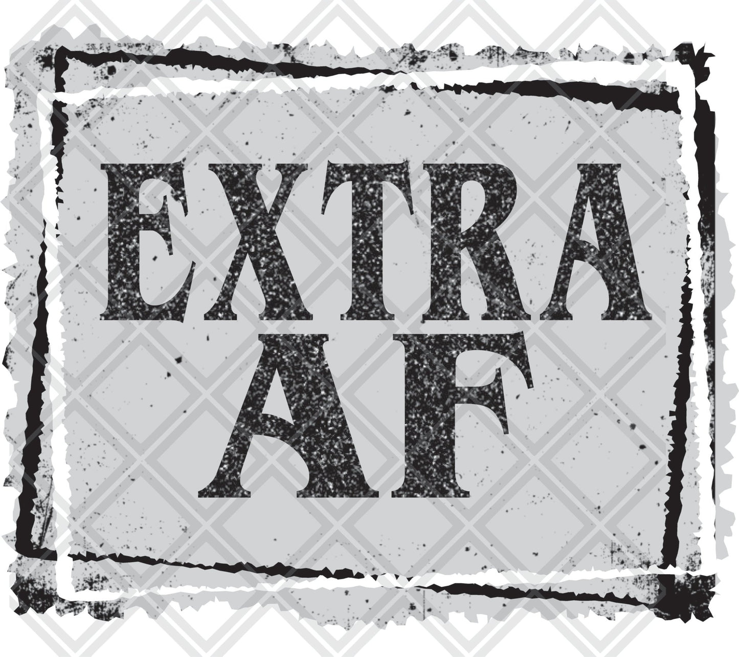 Extra AF Frame png Digital Download Instand Download - Do it yourself Transfers