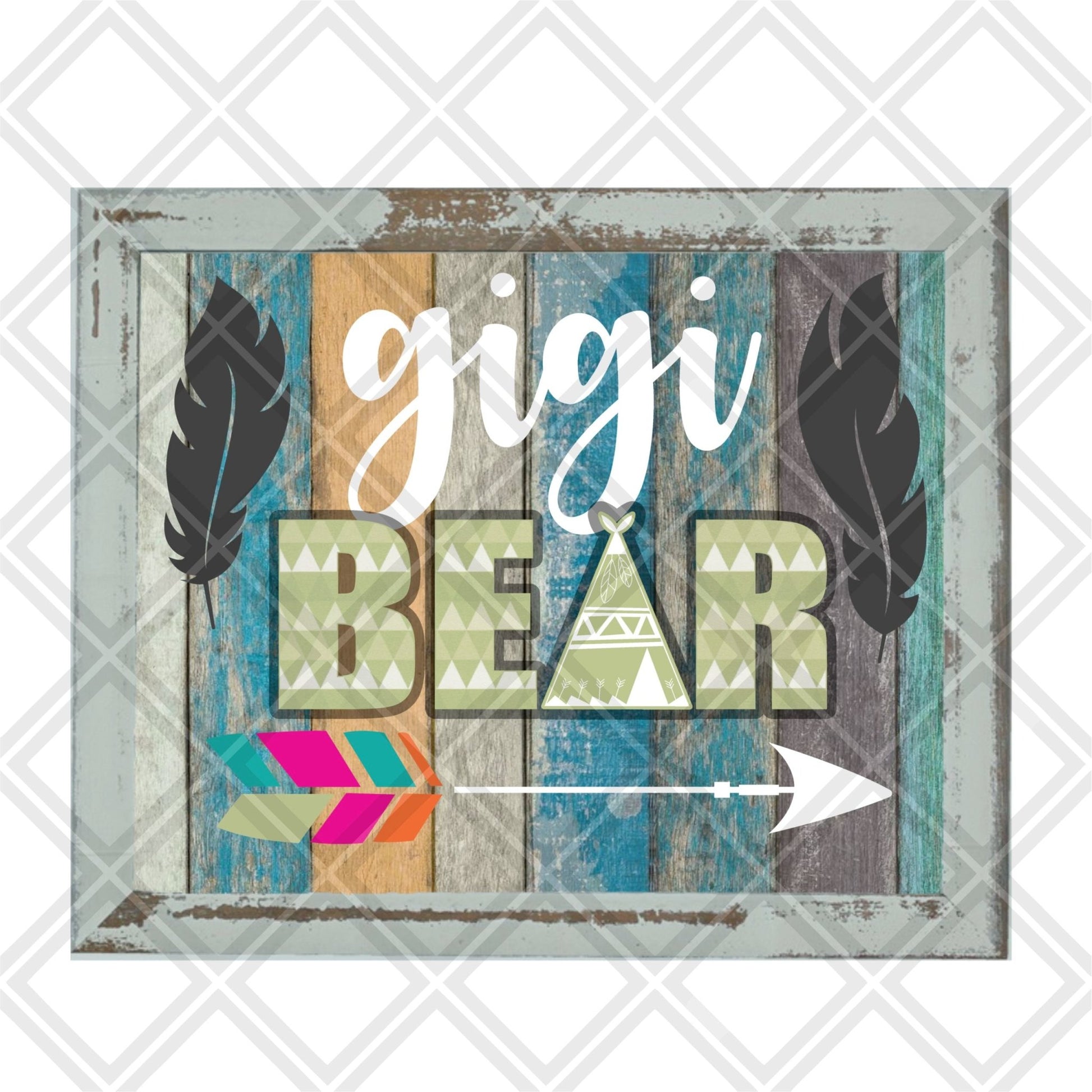 Gigi Bear DTF TRANSFERPRINT TO ORDER - Do it yourself Transfers