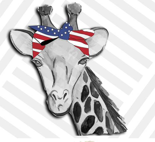 Giraffe American DTF TRANSFERPRINT TO ORDER - Do it yourself Transfers