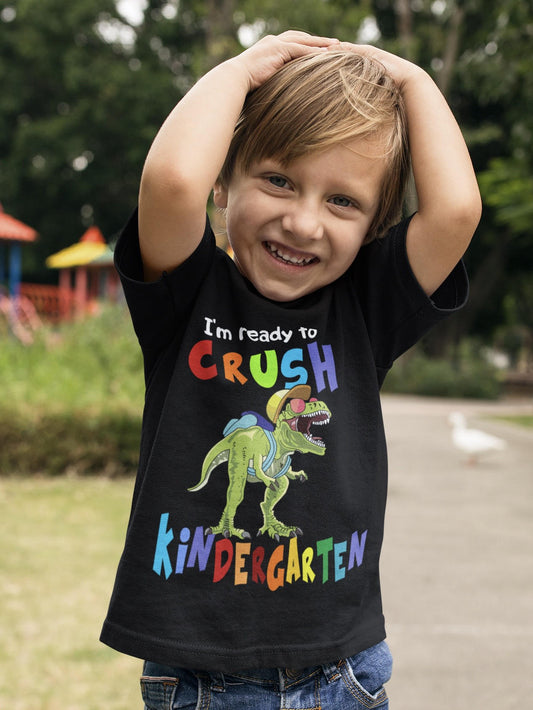 I'm Ready to crush Kindergarten School Dinosaur backpack DTF TRANSFERPRINT TO ORDER - Do it yourself Transfers