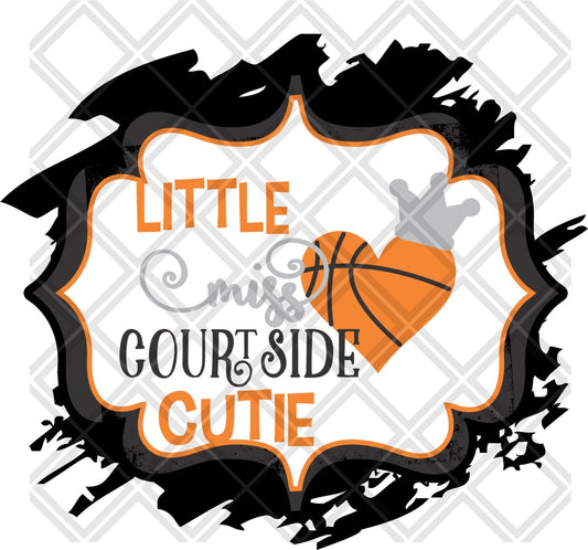 Little Miss Courtside Cutie DTF TRANSFERPRINT TO ORDER - Do it yourself Transfers