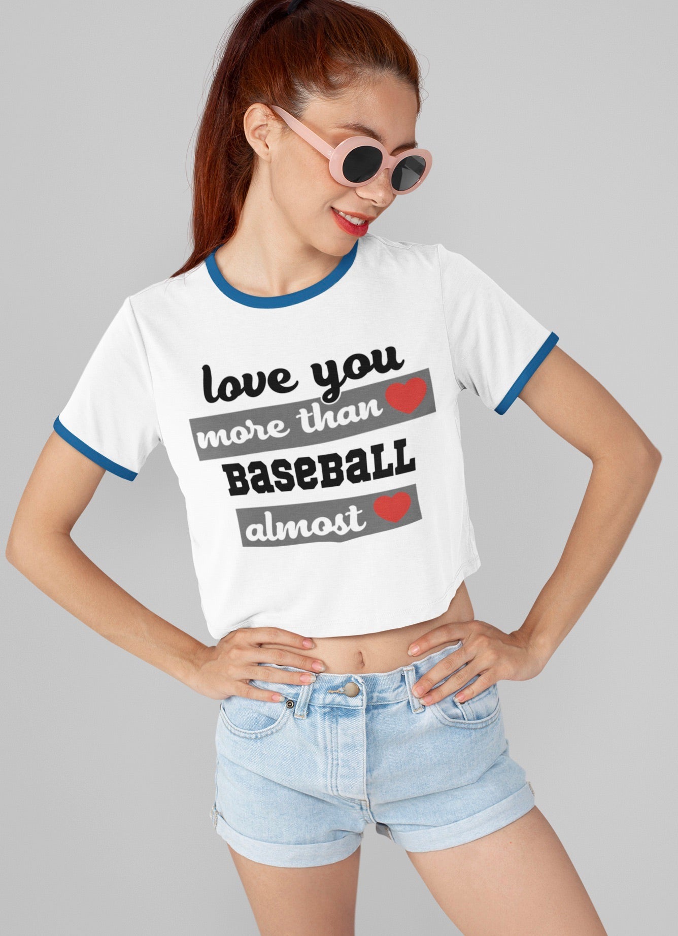 Love you more than baseball almost no frame DTF TRANSFERPRINT TO ORDER - Do it yourself Transfers