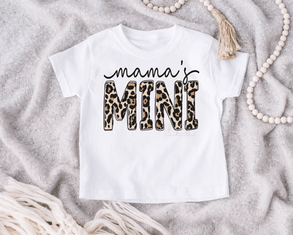 Mama's mini leopard size KIDS DTF TRANSFERPRINT TO ORDER - Do it yourself Transfers