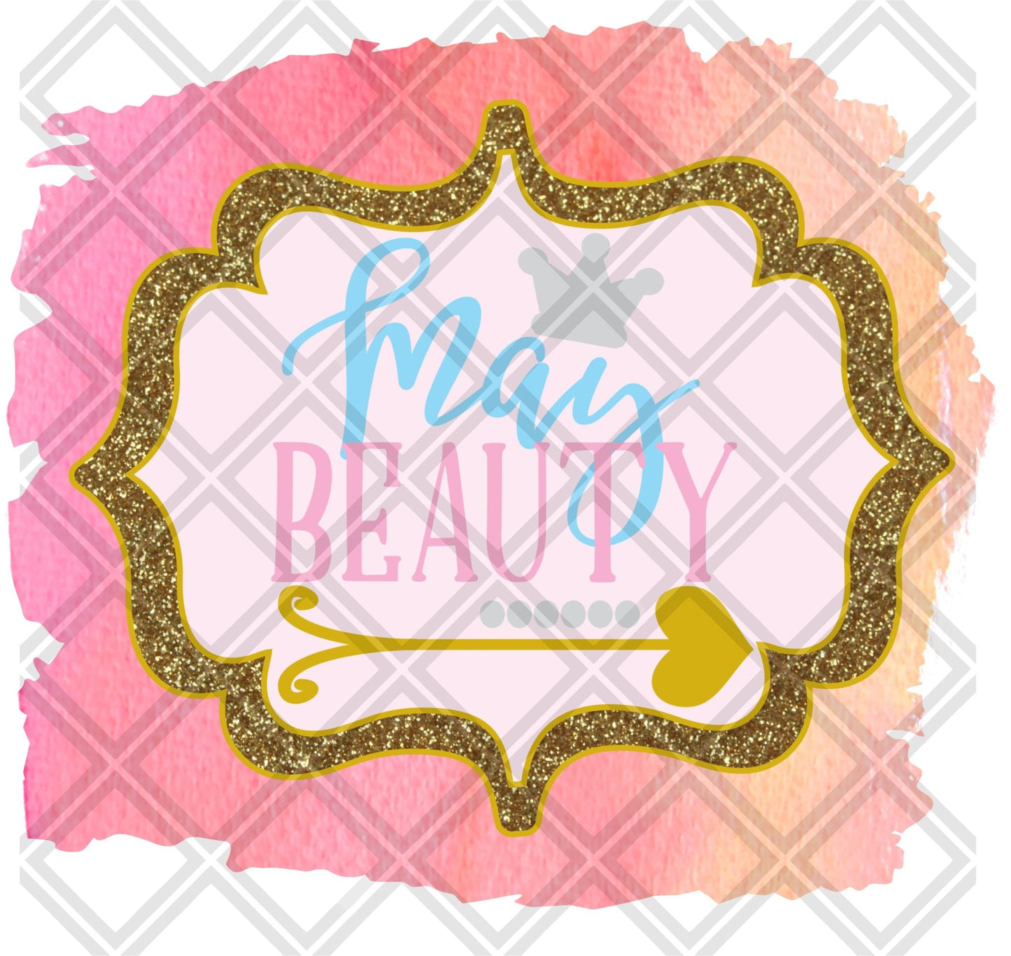 MAY BEAUTY MONTH png Digital Download Instand Download - Do it yourself Transfers