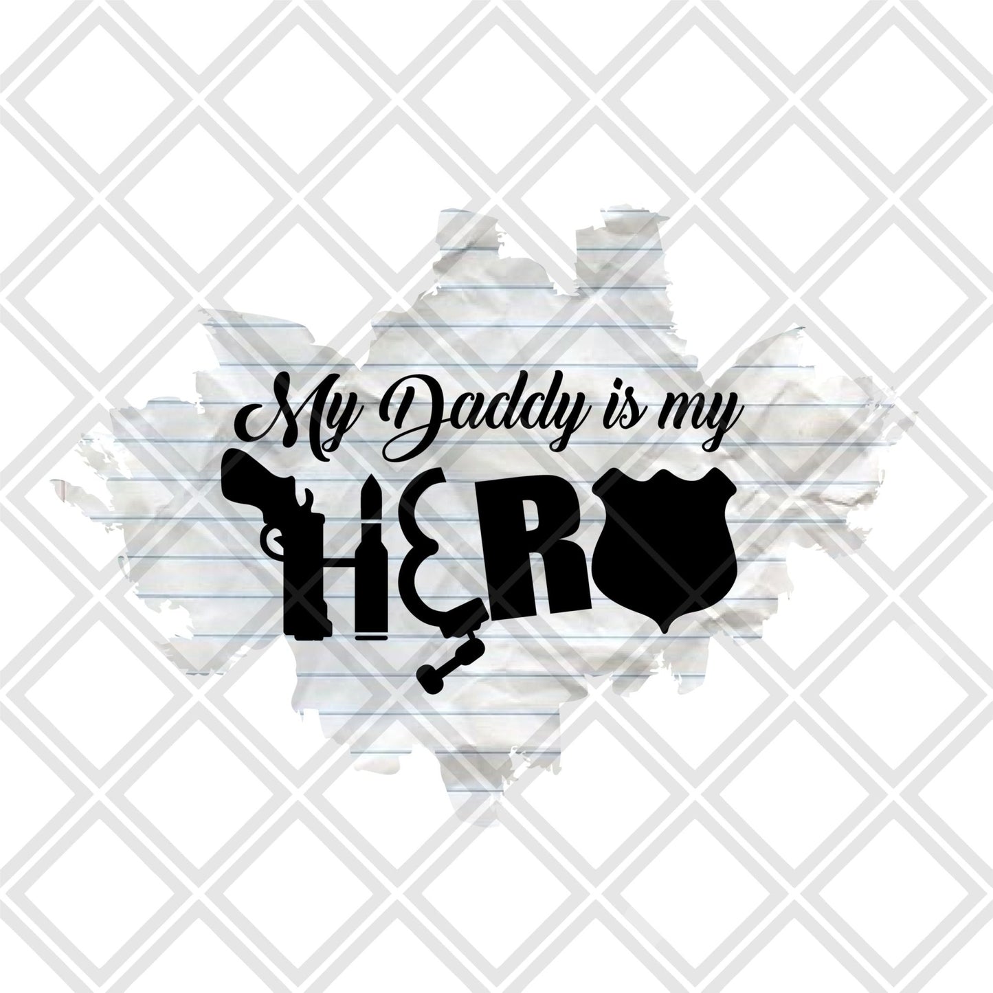 My Daddy is my Hero DTF TRANSFERPRINT TO ORDER - Do it yourself Transfers