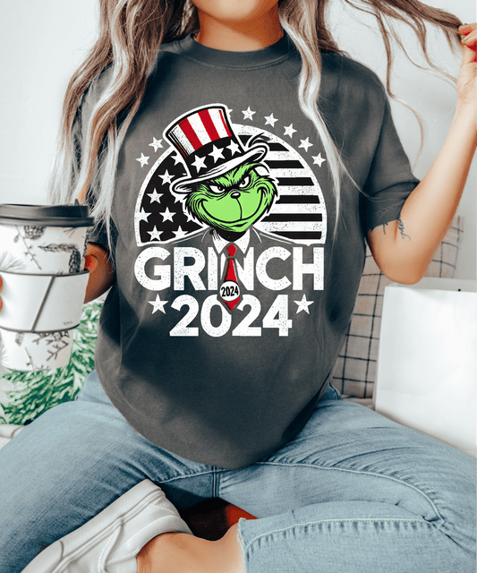 RTS Grinch 2024 CLEAR FILM SCREEN PRINT TRANSFER ADULT 10X11 - Do it yourself Transfers