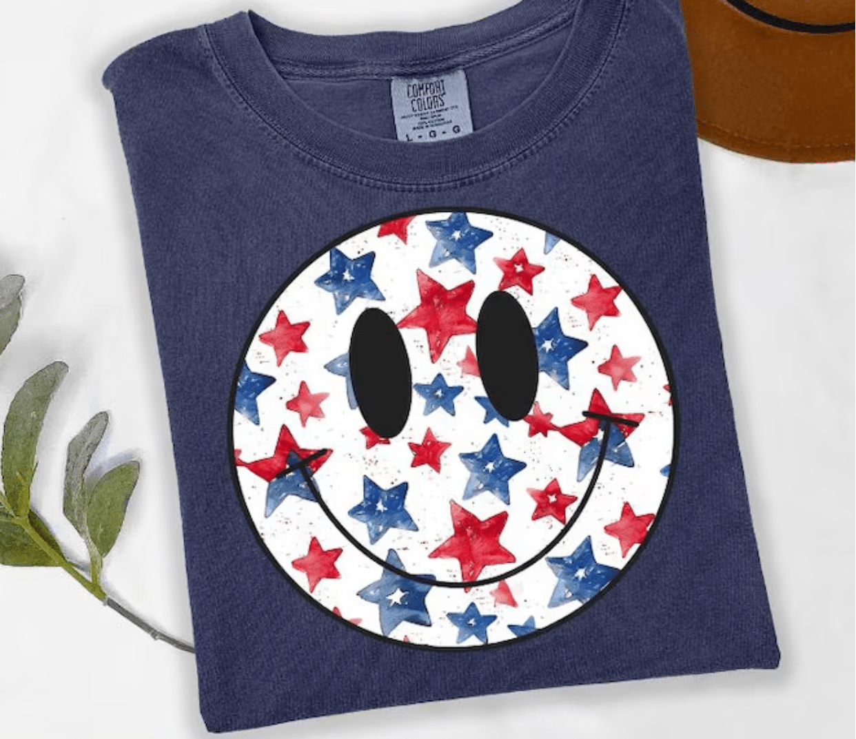 TRANSFER TUESDAY MAY 20TH SMILEY FACE JULY 4TH STARS RED WHITE BLUE DTF DIRECT TO FILM transfers ADULT 10X11 - Do it yourself Transfers