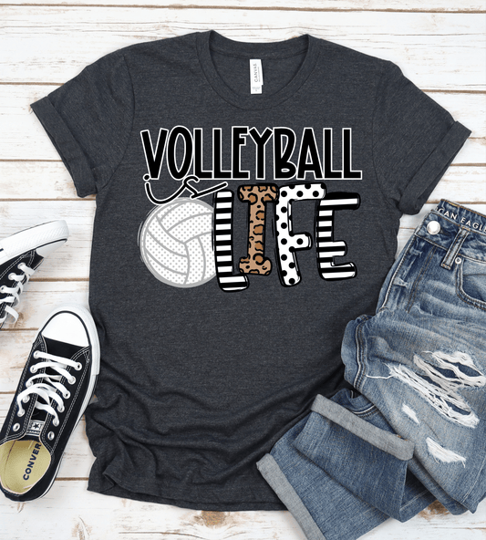 Volleyball is Life DTF TRANSFERSPRINT TO ORDER - Do it yourself Transfers