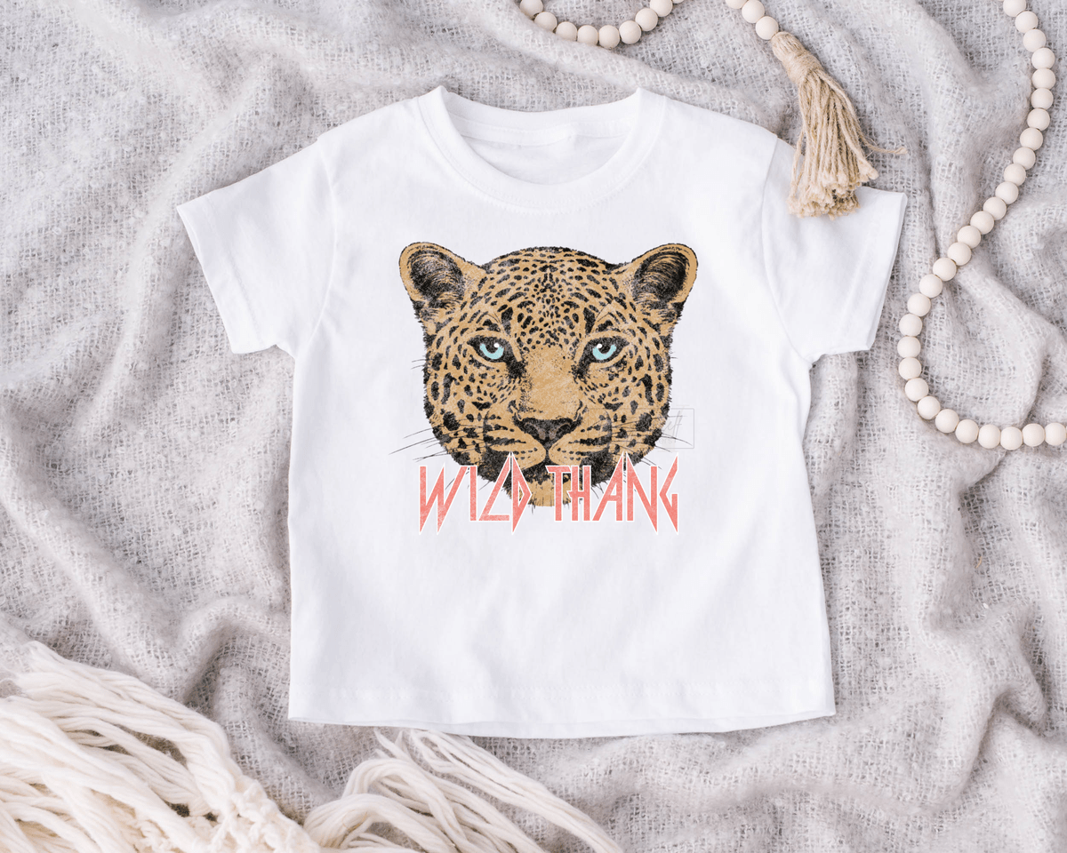 Wild Thing tiger mini size KIDS 8.5x8.3 DTF TRANSFERPRINT TO ORDER - Do it yourself Transfers